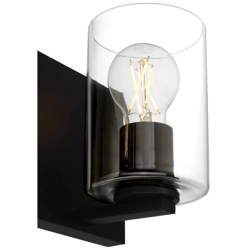 Oslo 3-Light LED Bath Vanity Light in Matte Black
