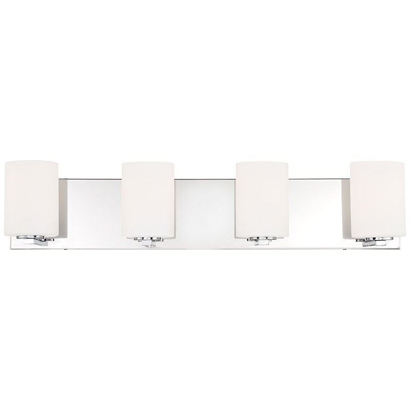 Oslo 4-Light LED Bath Vanity Light in Chrome