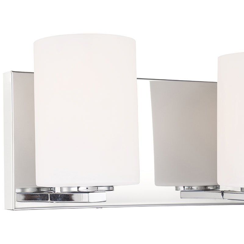 Oslo 4-Light LED Bath Vanity Light in Chrome