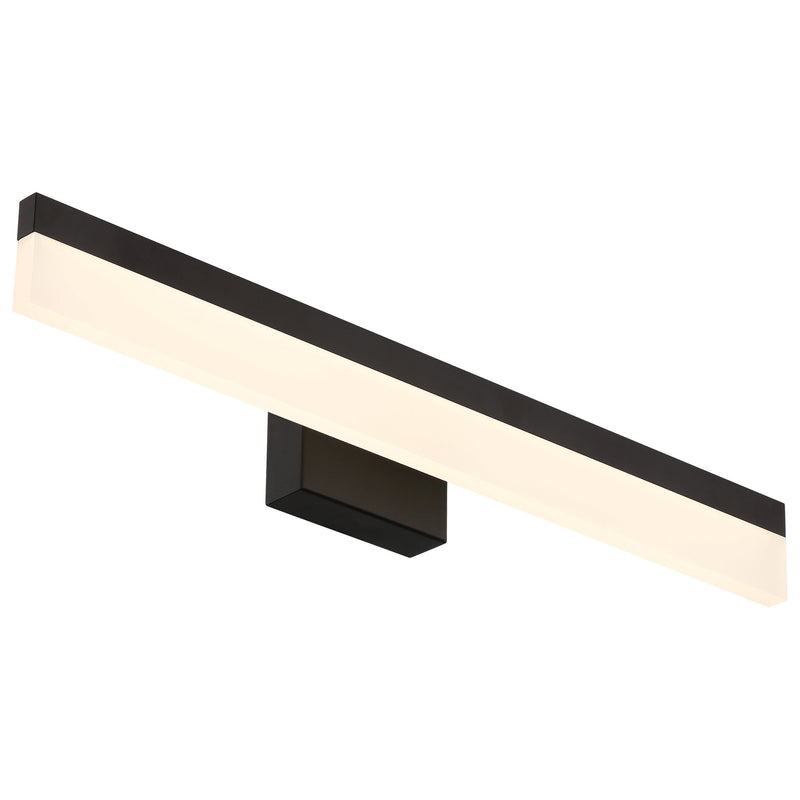 Loft Color Selectable 24" LED Bath Vanity Light in Matte Black
