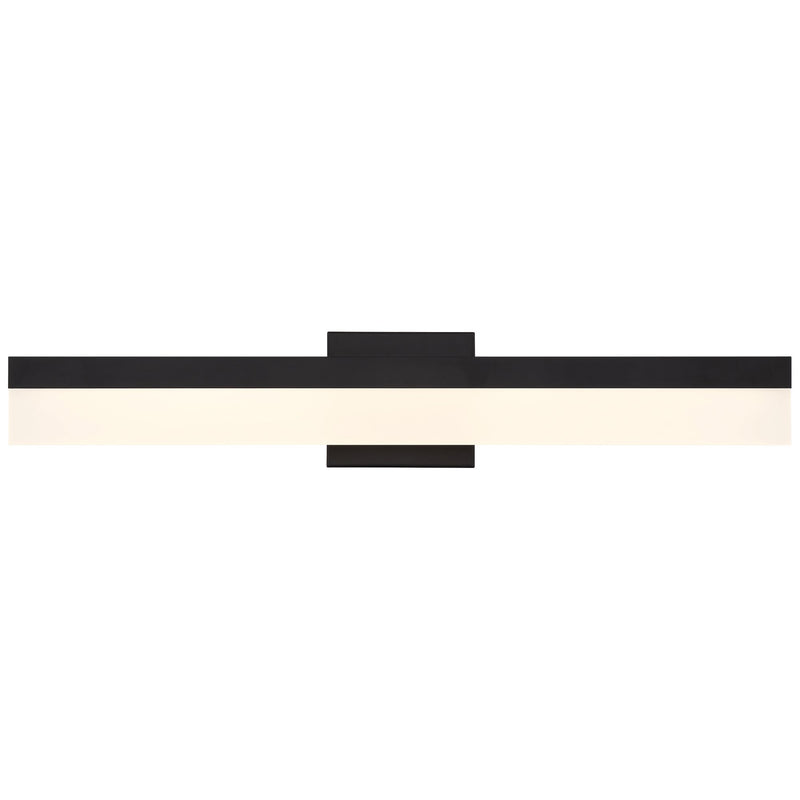 Loft Color Selectable 36" LED Bath Vanity Light in Matte Black