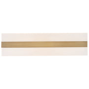 Netherton 18" LED Bath Vanity Light in Antique Brushed Brass
