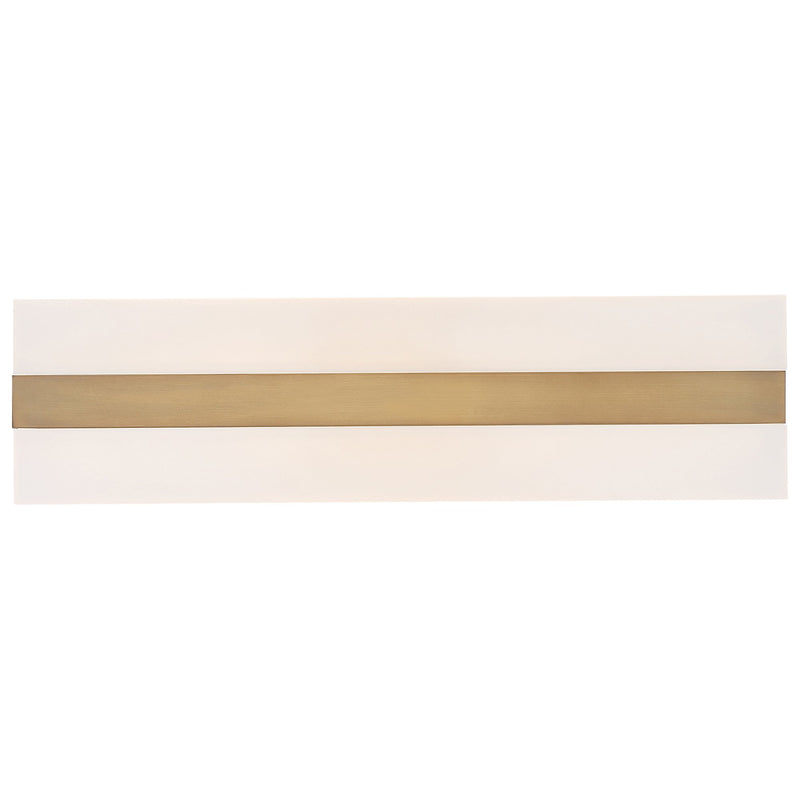 Netherton 18" LED Bath Vanity Light in Antique Brushed Brass