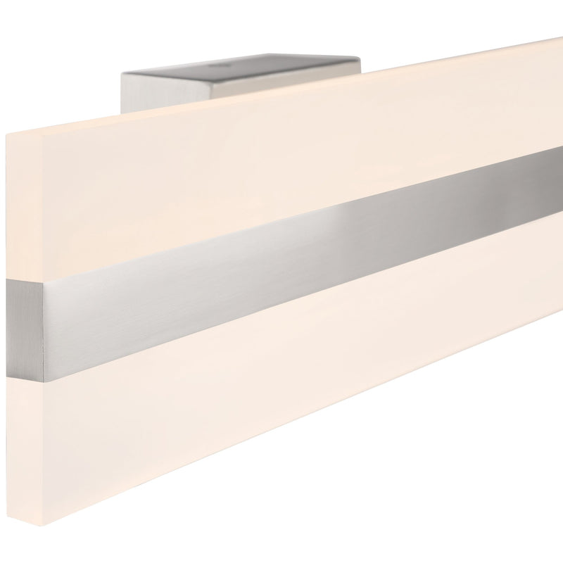 Netherton 24" LED Bath Vanity Light in Brushed Steel