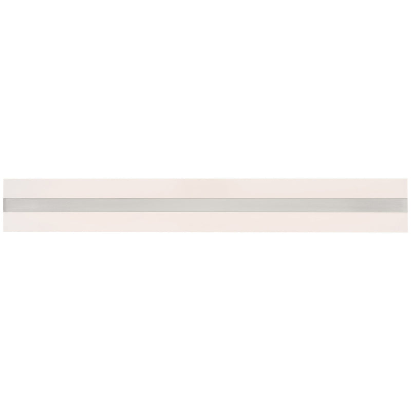 Netherton 36" LED Bath Vanity Light in Brushed Steel