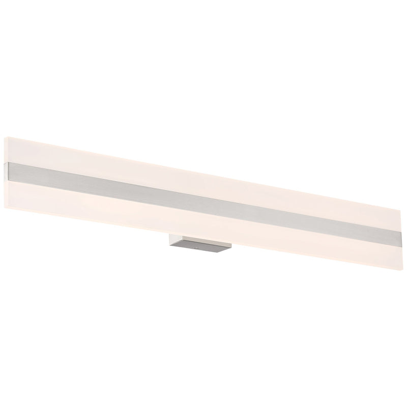 Netherton 36" LED Bath Vanity Light in Brushed Steel