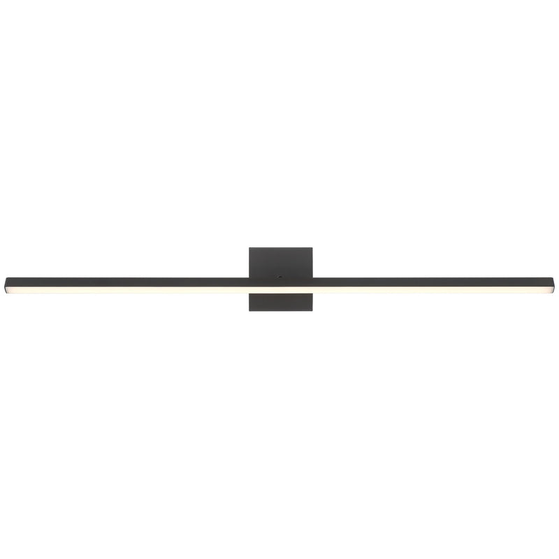 Float 36" LED Bath Vanity Light in Matte Black