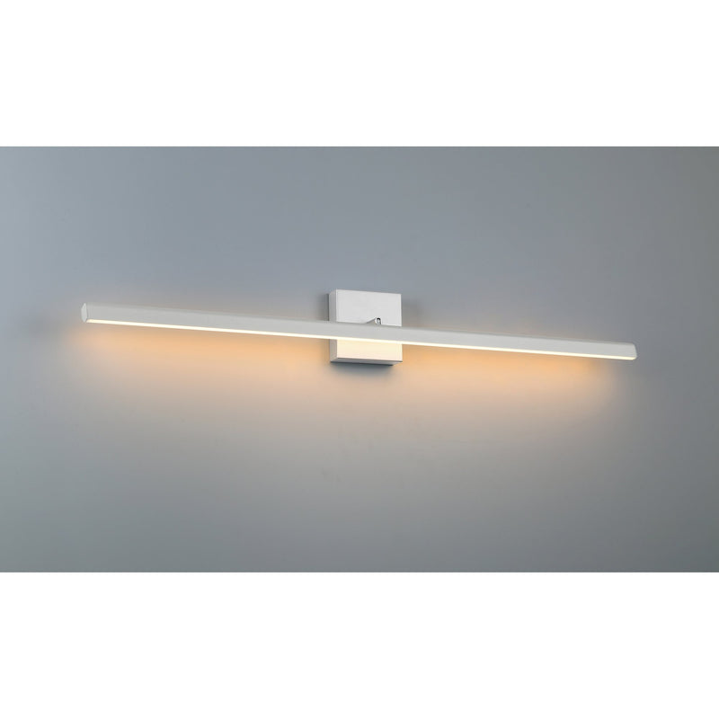 Float 36" LED Bath Vanity Light in Silver