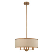 Park Ridge 4-Light Chandelier in Hand Applied Antique Gold Leaf