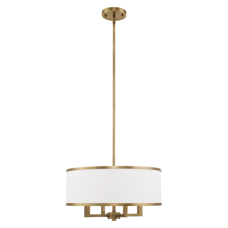 Park Ridge 4-Light Chandelier in Antique Brass