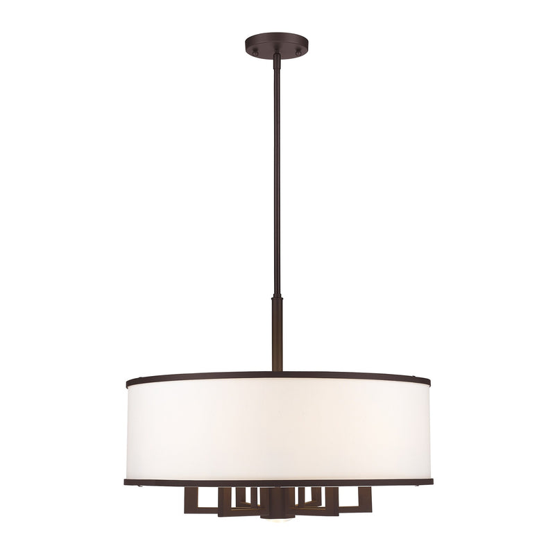 Park Ridge 24" Chandelier with Downlight in Bronze