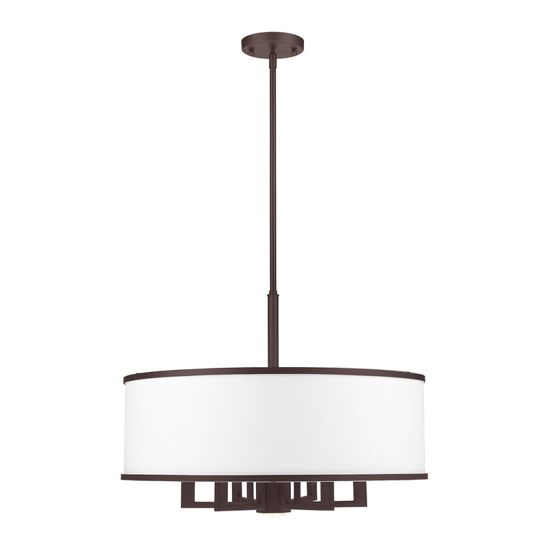 Park Ridge 24" Chandelier with Downlight in Bronze