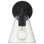 Katie Bath Sconce in Matte Black