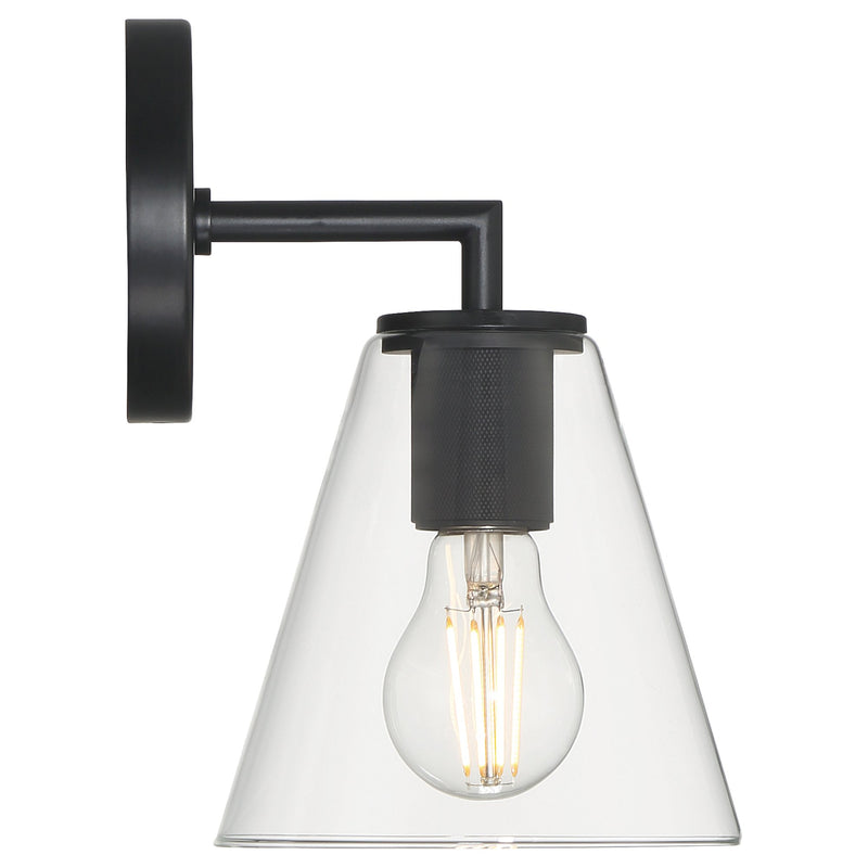 Katie Bath Sconce in Matte Black