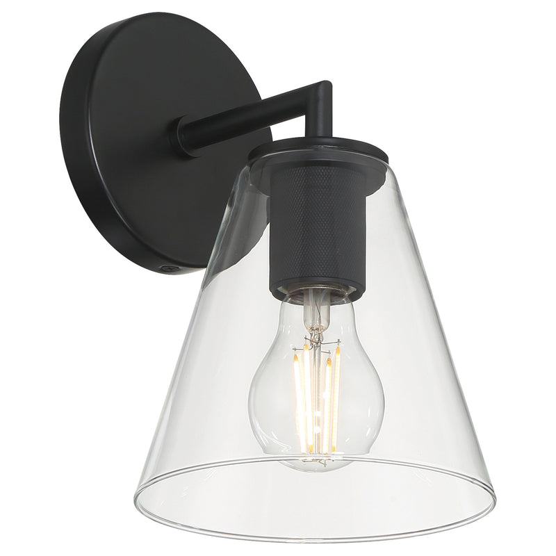 Katie Bath Sconce in Matte Black
