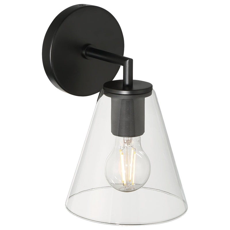 Katie Bath Sconce in Matte Black