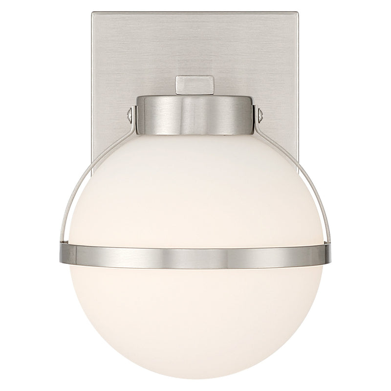 Emma LED Bath Sconce in Brushed Steel