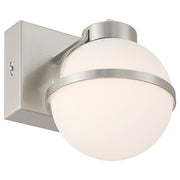 Emma LED Bath Sconce in Brushed Steel