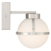 Emma LED Bath Sconce in Brushed Steel