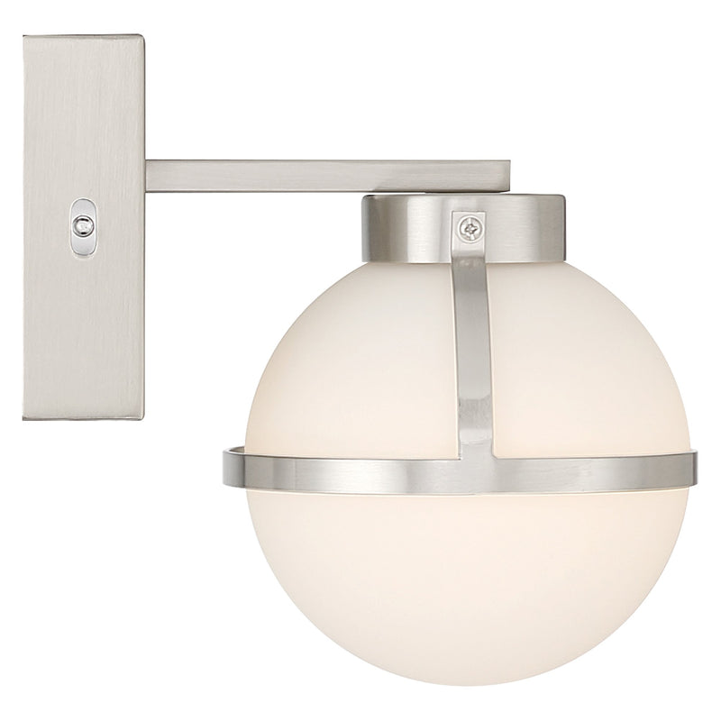 Emma LED Bath Sconce in Brushed Steel