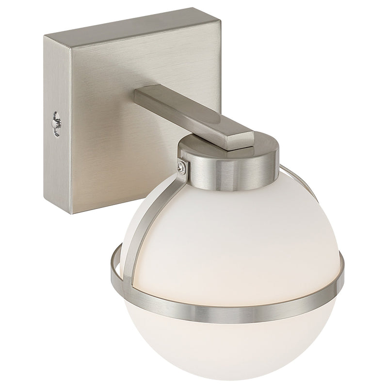 Emma LED Bath Sconce in Brushed Steel