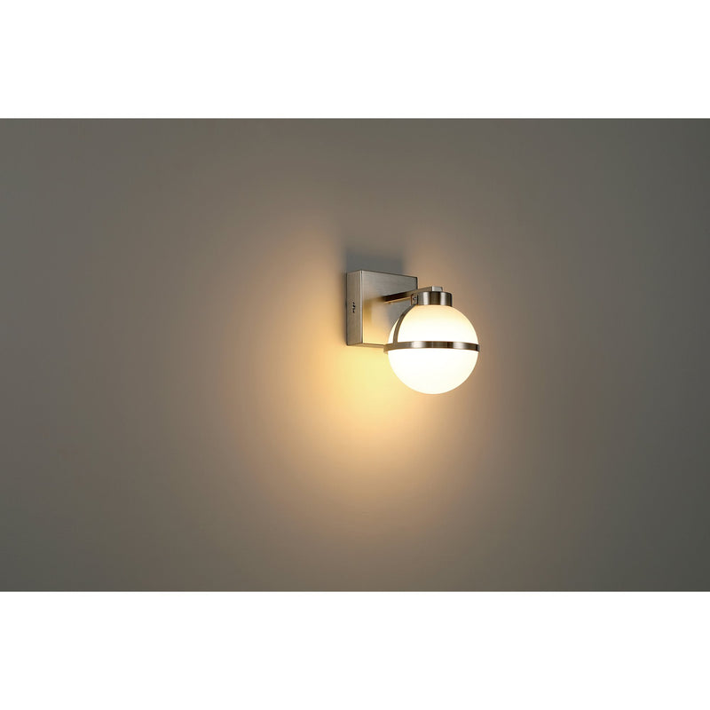 Emma LED Bath Sconce in Brushed Steel