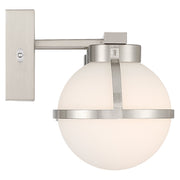 Emma 3-Light LED Bath Vanity Light in Brushed Steel