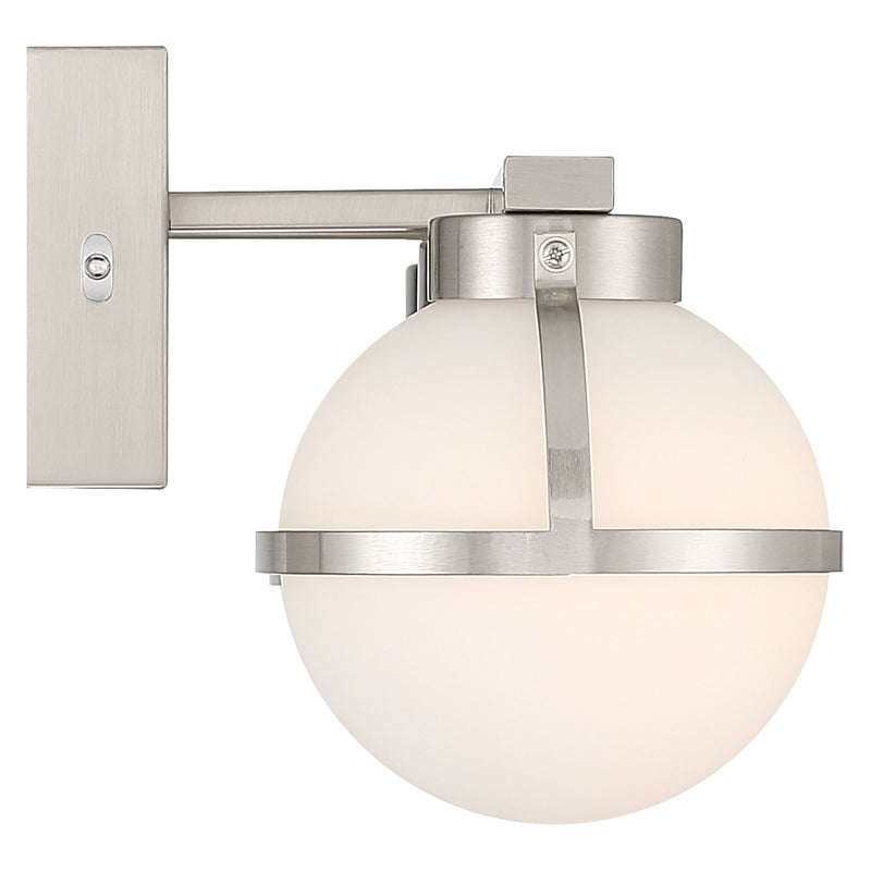 Emma 3-Light LED Bath Vanity Light in Brushed Steel