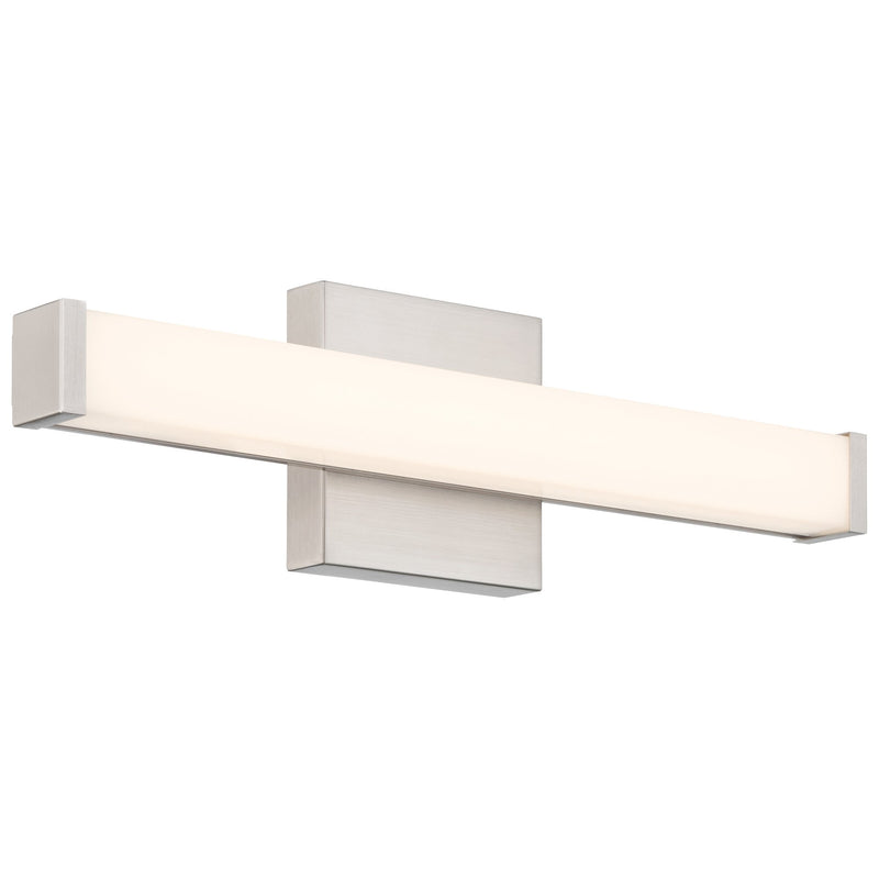 Maxx 18" LED Bath Vanity Light in Brushed Steel