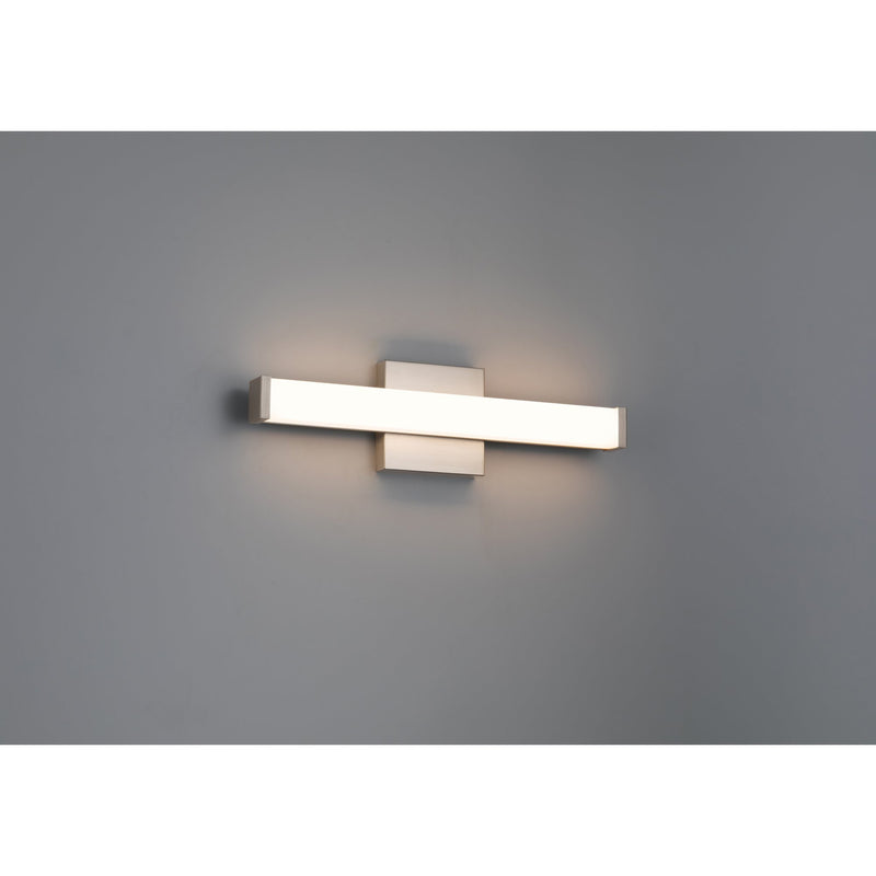 Maxx 18" LED Bath Vanity Light in Brushed Steel