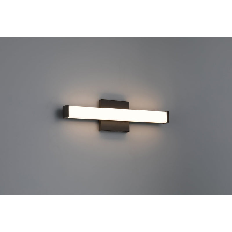 Maxx 18" LED Bath Vanity Light in Matte Black