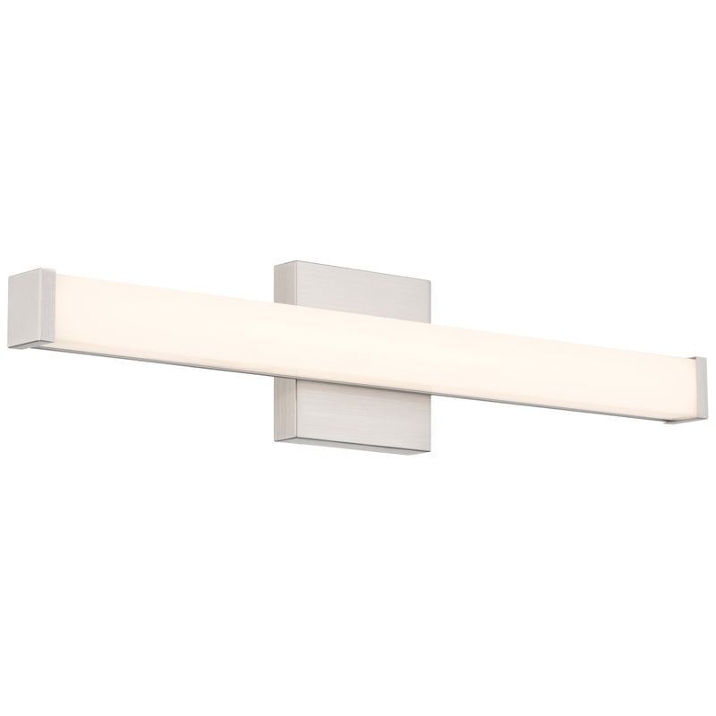Maxx 24" LED Bath Vanity Light in Brushed Steel