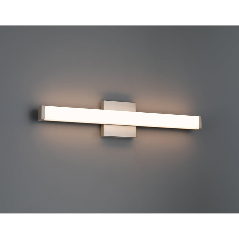 Maxx 24" LED Bath Vanity Light in Brushed Steel