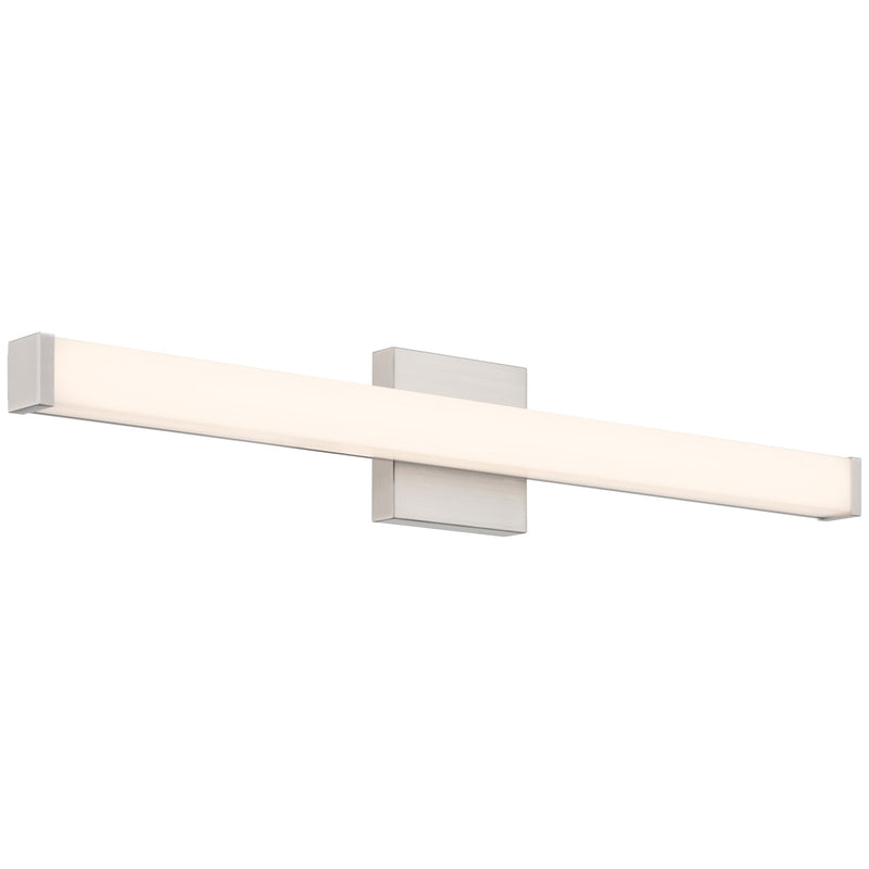 Maxx 30" LED Bath Vanity Light in Brushed Steel