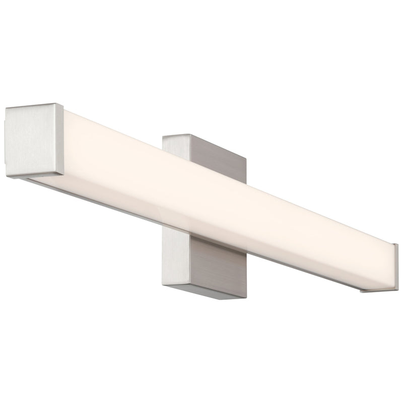 Maxx 30" LED Bath Vanity Light in Brushed Steel