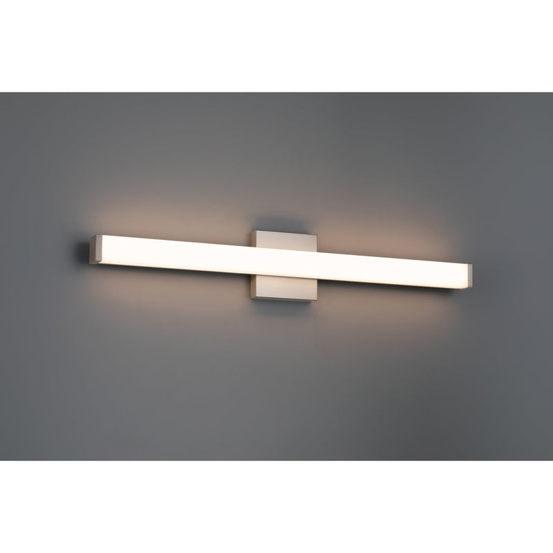 Maxx 30" LED Bath Vanity Light in Brushed Steel