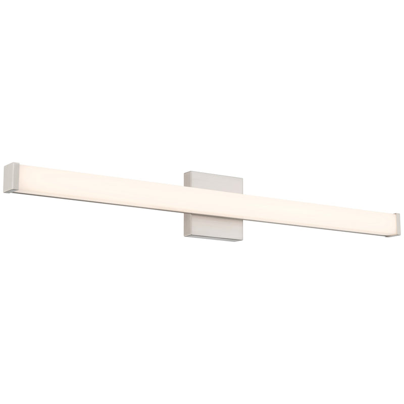 Maxx 36" LED Bath Vanity Light in Brushed Steel