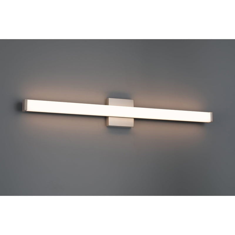 Maxx 36" LED Bath Vanity Light in Brushed Steel