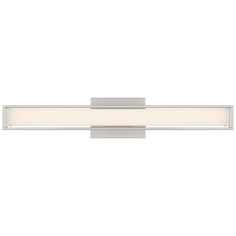 Justine LED Bath Vanity Light in Brushed Steel
