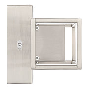 Justine LED Bath Vanity Light in Brushed Steel