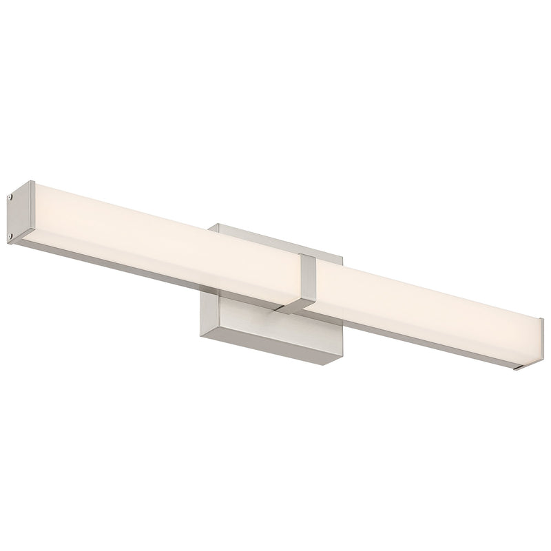 Mandi LED Bath Vanity Light in Brushed Steel