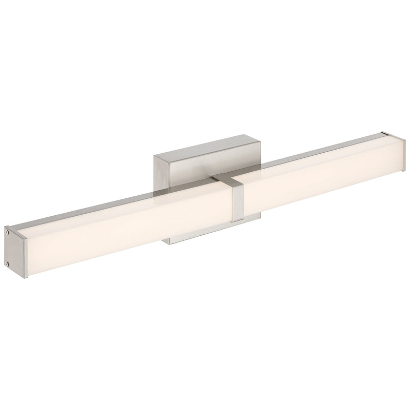 Mandi LED Bath Vanity Light in Brushed Steel