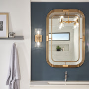 Lyra 2-Light 13" Wall Sconce in Aged Brass