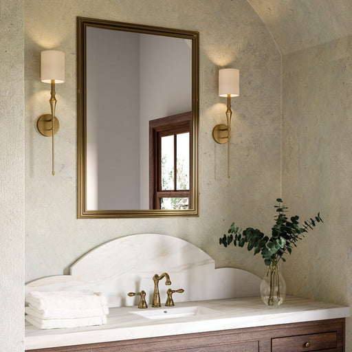 Amelia Wall Sconce in Aged Brass