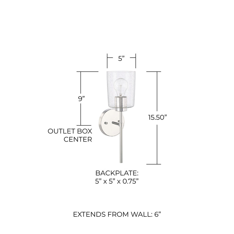 Greyson Wall Sconce in Chrome