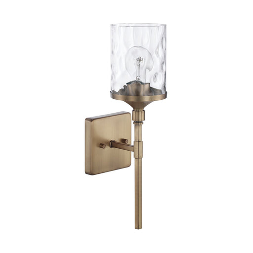 Colton Wall Sconce in Aged Brass