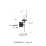 Colton Wall Sconce in Bronze