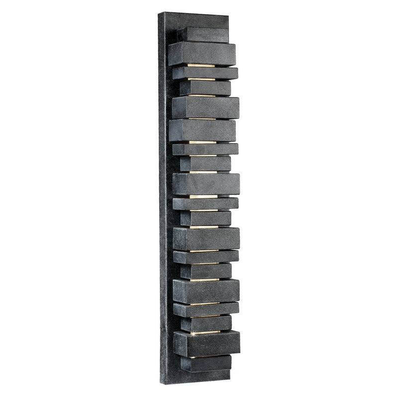 Legend Medium Outdoor Wall Sconce in Dark Weathered Zinc