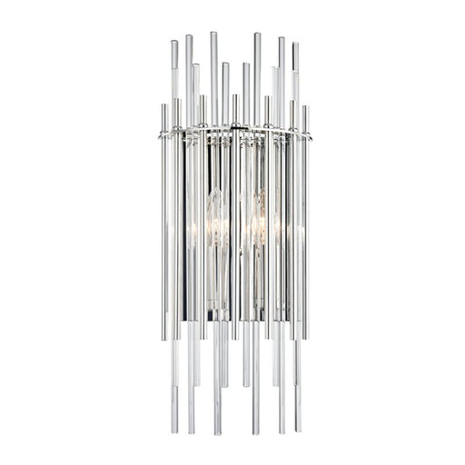 Wallis 2-Light Wall Sconce in Polished Nickel