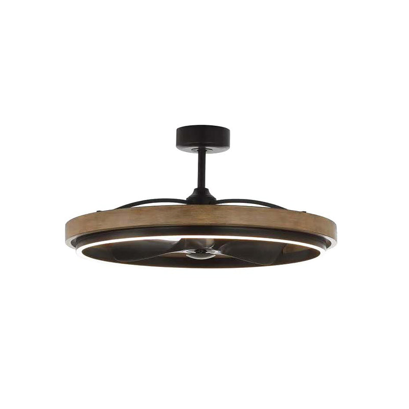 Teton 36" LED Fandelight in Driftwood / Black
